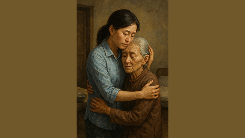 Hãy để bà ôm cháu